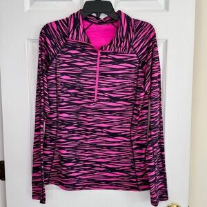 Under Armour Pink and Black Women's Hoodie